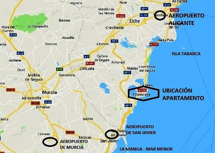 Edificio 1º Linea De Playa, En Paseo Maritimo De Torrevieja, Alicante, Costa Blanca Торевьиа